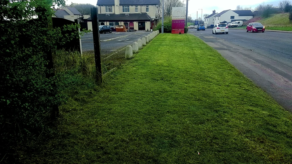 Ewe Restaurant in Westhoughton Bolton featuring lawn care services tall grass cutting service